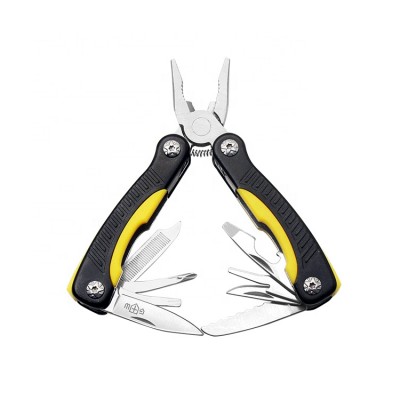 Yellow 9 in 1 Outdoor Combination Kit Tool Mini Pocket Multi-function Pliers