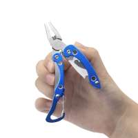 Blue 420 Stainless Steel Function Pliers Tin-opener Trimming Multi Tools