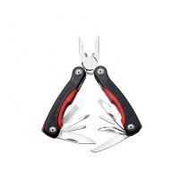 9 in 1 Red Outdoor Portable Folding Pocket Multi Plier Mini Multi Tool