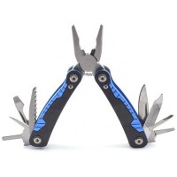 Blue Folding Pocket Stainless Steel Multifunction Pliers Tool