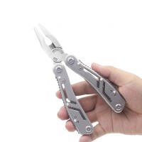 High Quality Professional Silvery Pocket Folding Multi Purpose Tool Pliers