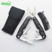 Outdoor Camping Stainless steel  Multi Plier, Foldable Multi Hand Tool,Multitool with plastic handle