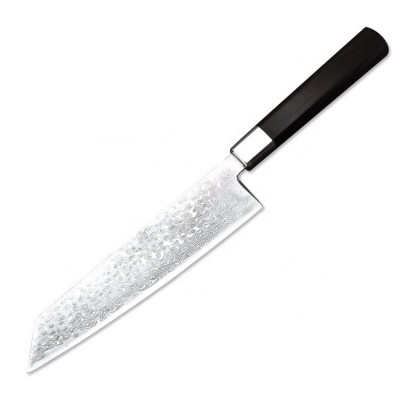 High Quality Oem Black Anise Wooden Handle Chef Knife Damascus Custom